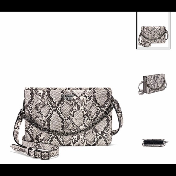 Victoria’s Secret python print bag! BRAND NEW! - Picture 2 of 2